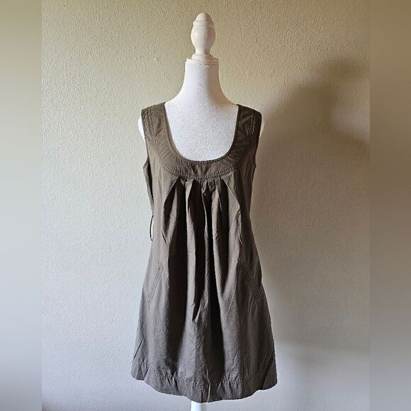Trina Turk Army Green Mini Dress Size 4 - Picture 1 of 7